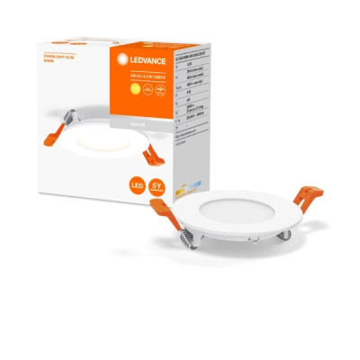Ledvance DL slim 85MM 4.5W 240lm 3000K 230V , balts