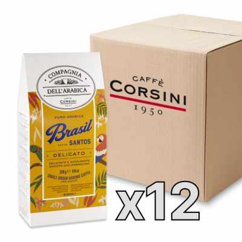 Caffe Corsini Compagnia dell'Arabica Brasil malta kafija, 250g, kaste