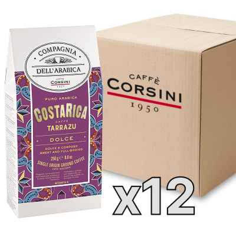 Caffe Corsini Compagnia dell'Arabica Costa Rica malta kafija, 250g, kaste