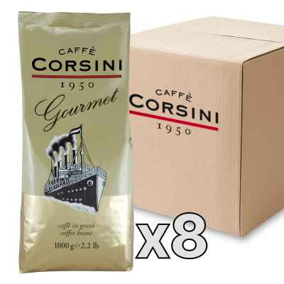 Caffe Corsini Gourmet kafijas pupiņas, 1kg, kaste