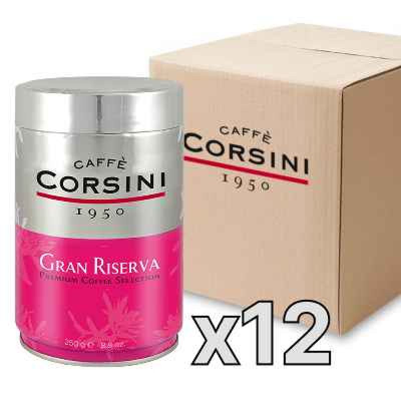 Caffe Corsini Grand Riserva malta kafija, 250g bundžā, kaste
