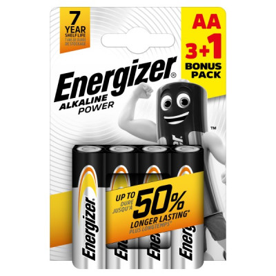 ENERGIZER Base AA B3+1 1.5V Alkaline baterijas