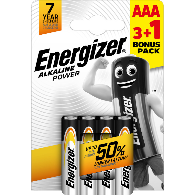ENERGIZER Base AAA B3+1 1.5V Alkaline baterijas