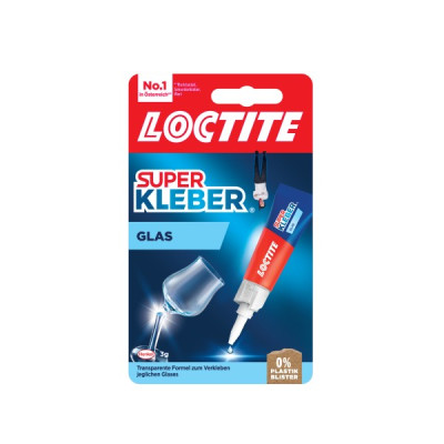 Super KLEBER Glas cianakrilata lime stiklam 3g