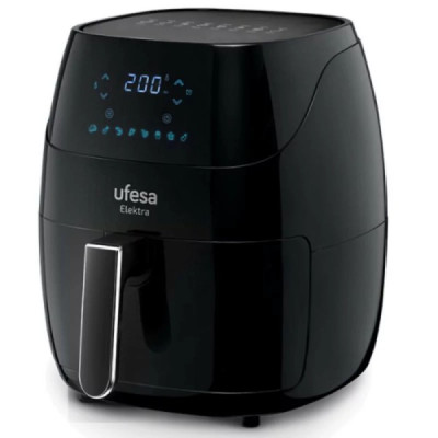 Ufesa karstā gaisa friteris Elektra, melns 5L, 1500W