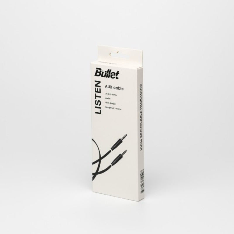 Bullet Aux vads 1m, melns