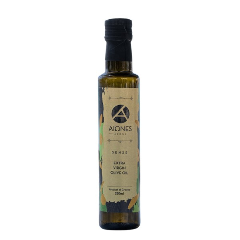 Aeons Extra Virgin olīveļļa Sense, stikla pudele 500ml