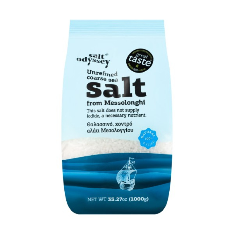 Salt Odyssey Rupjais jūras sāls 1kg