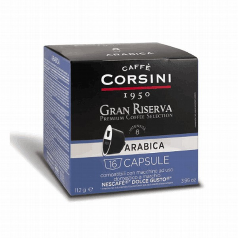 Caffe Corsini Gran Riserva Arabica Dolce Gusto® kapsulas, 16x7g
