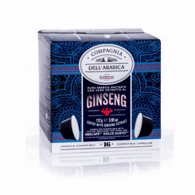 Caffe Corsini Compagnia dell'Arabica Ginseng Dolce Gusto® kapsulas, 16 x 7g