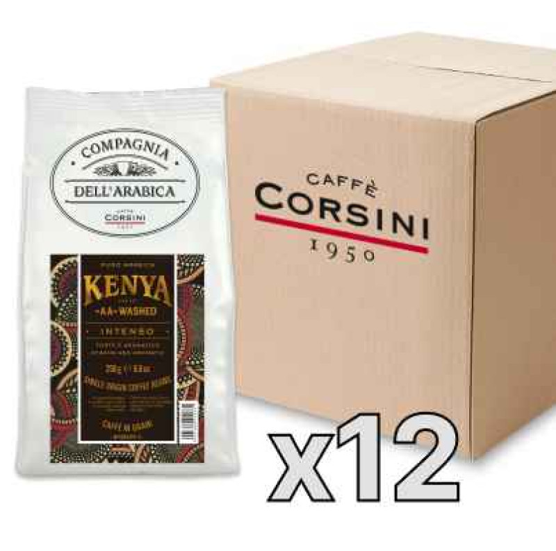 Caffe Corsini Compagnia dell'Arabica Kenya kafijas pupiņas, 250g, kaste