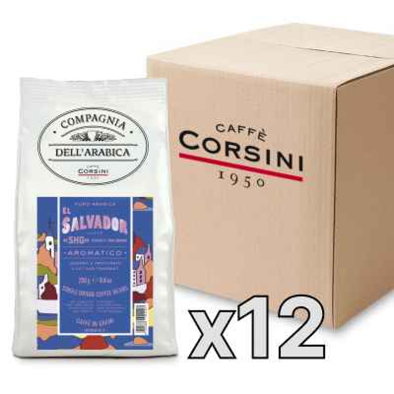 Caffe Corsini Compagnia dell'Arabica El Salvador kafijas pupiņas, 250g, kaste