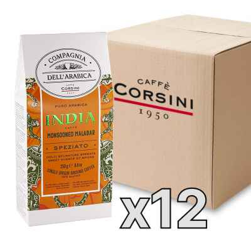 Caffe Corsini Compagnia dell'Arabica India malta kafija, 250g, kaste