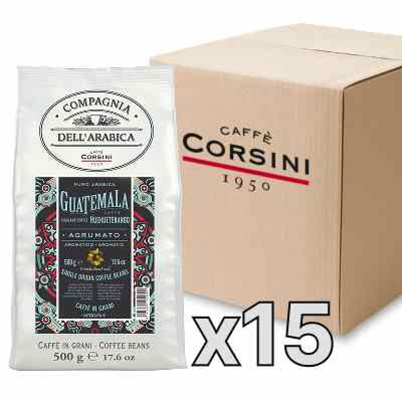 Caffe Corsini Compagnia dell'Arabica Guatemala kafijas pupiņas, 500g, kaste