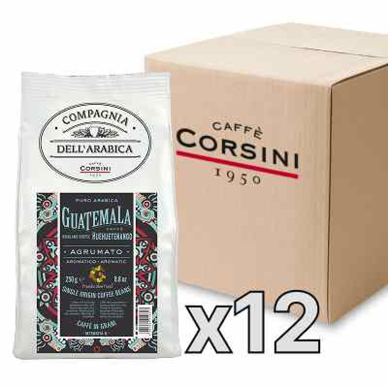 Caffe Corsini Compagnia dell'Arabica Guatemala kafijas pupiņas, 250g, kaste