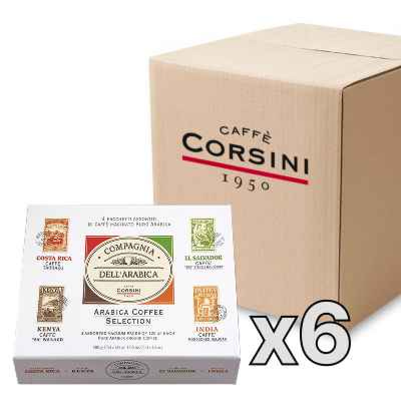 Caffe Corsini Compagnia dell'Arabica Maltas kafijas izlase, 4x125g, kaste