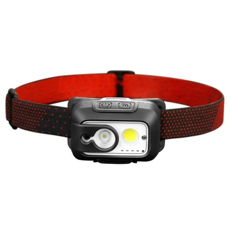 Arcas LED 9W lādējams galvas lukturis ar sensoru ieslegšanas/izslegšanas funkciju