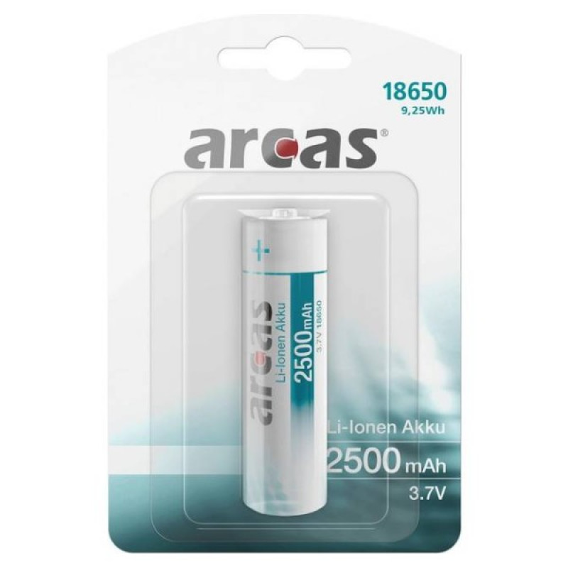 Arcas Li-Ion 18650 B1 2500 mAh 3,7V akumulators
