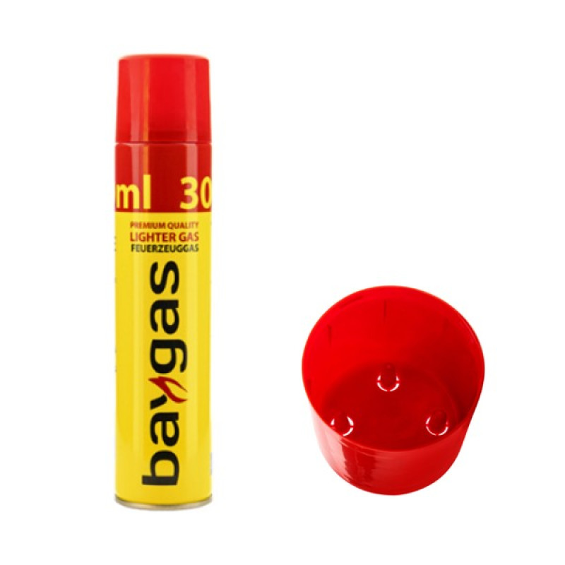 Baygas šķiltavu gāze 300ml, komplektā ar 4 uzgaļiem