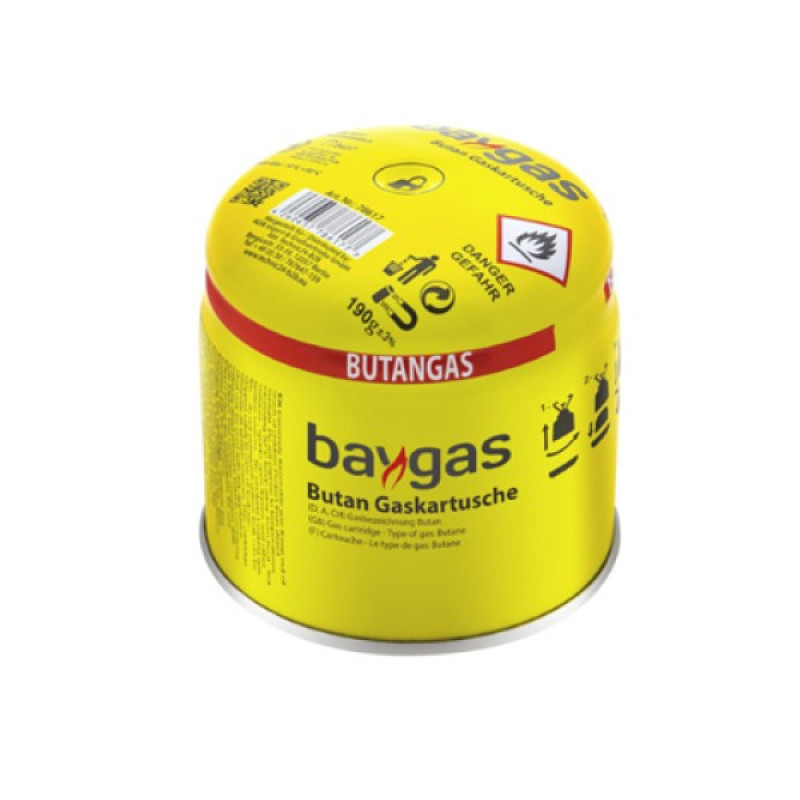 Baygas butāna gāzes balons 190g 330ml bez vārsta