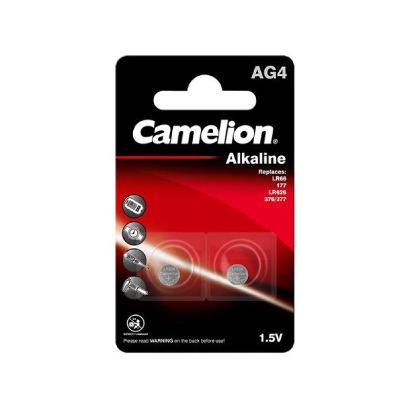 Camelion Alkaline AG4/LR626/377 B2 1,5 V  baterijas