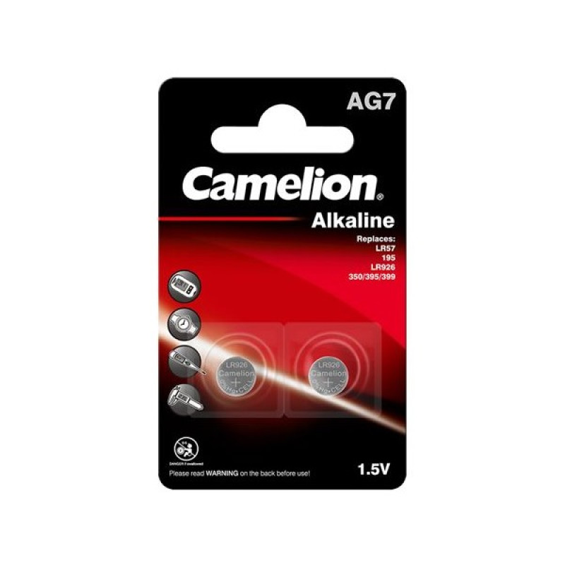 Camelion Alkaline AG7/LR927/395 B2 1,5 V  baterijas