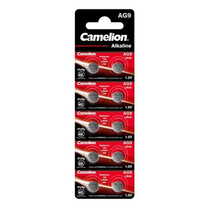 Camelion Alkaline AG9/LR936/394 B10 1,5 V  baterijas