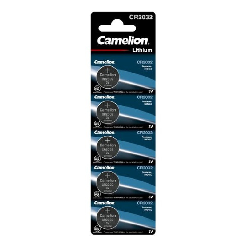 Camelion CR2032 3V litija baterijas 5gb