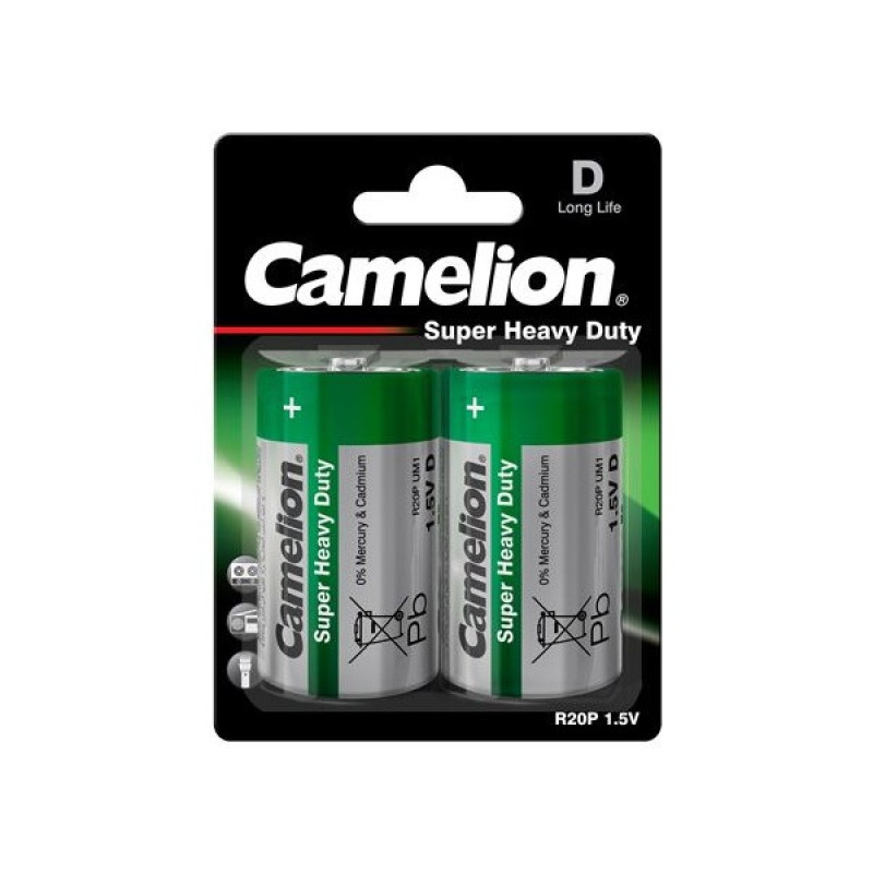 Camelion D B2 1.5V cinka baterijas