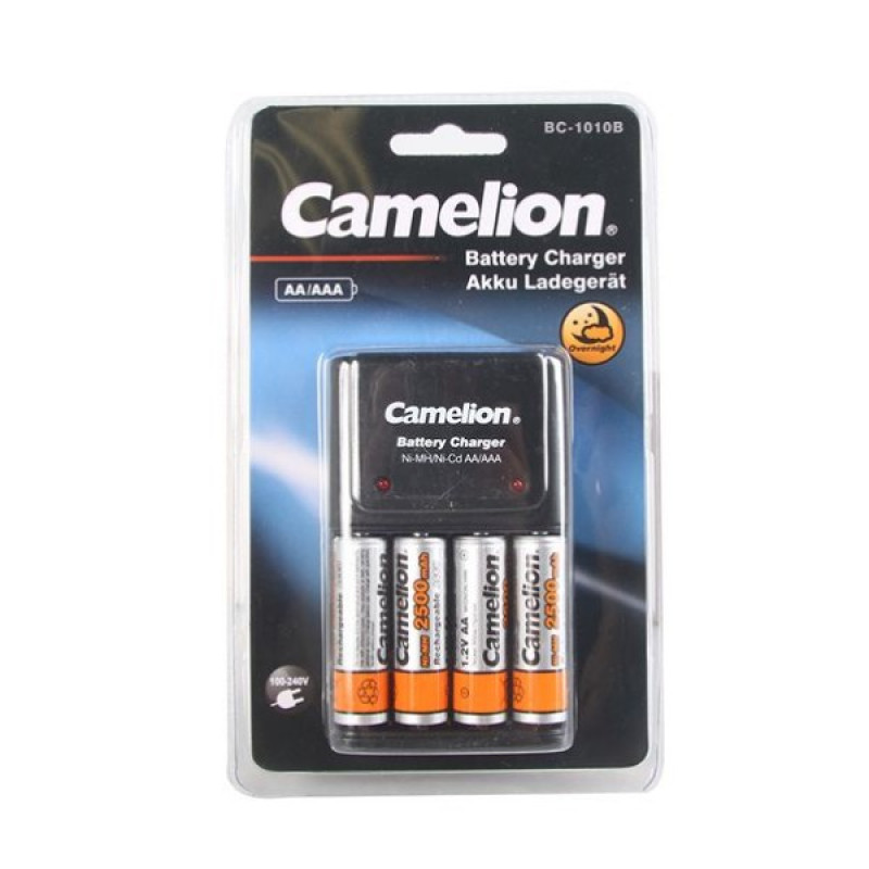 Camelion Battery charger BC-1010B +4 x AA Ni-MH 2500 mAh lādētājs