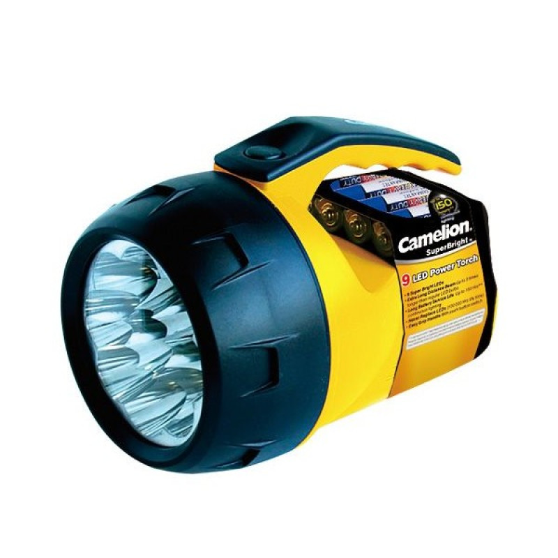 Camelion lukturis 9xLED + 4xAA baterijas
