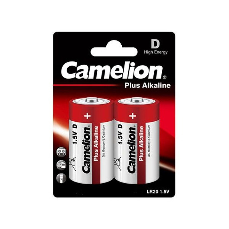 Camelion D B2 1.5V alkaline baterijas