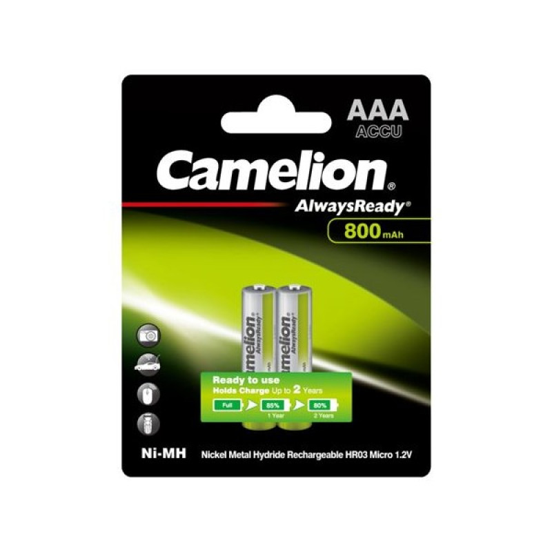 Camelion AAA B2 800 mAh akumulators AlwaysReady