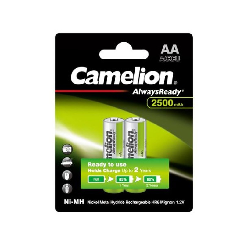 Camelion AA B2 2500 mAh akumulators AlwaysReady