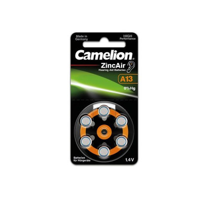 Camelion A13/ZL13 1.4V B6 dzirdes baterijas