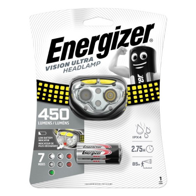ENR VISION ULTRA 450lm g.lukt. +3AAA IPX4