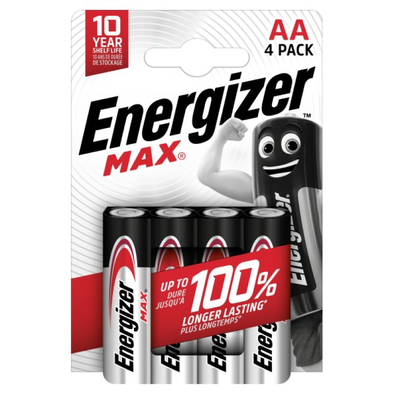 ENERGIZER MAX AA B4 1.5V Alkaline baterijas new