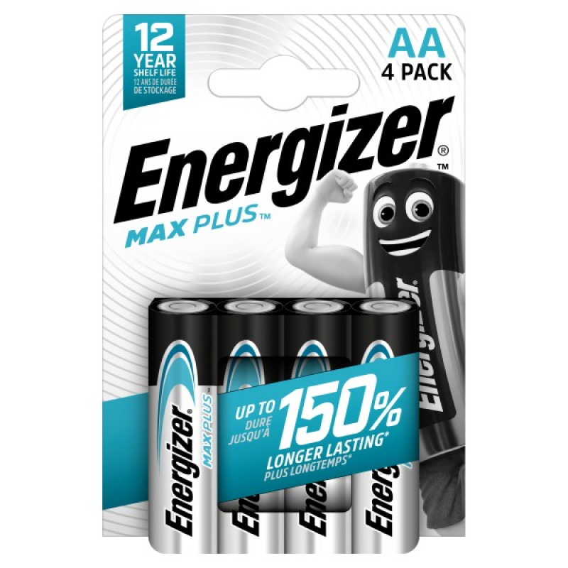 ENERGIZER MAX PLUS new AA B4 1.5V Alkaline baterijas