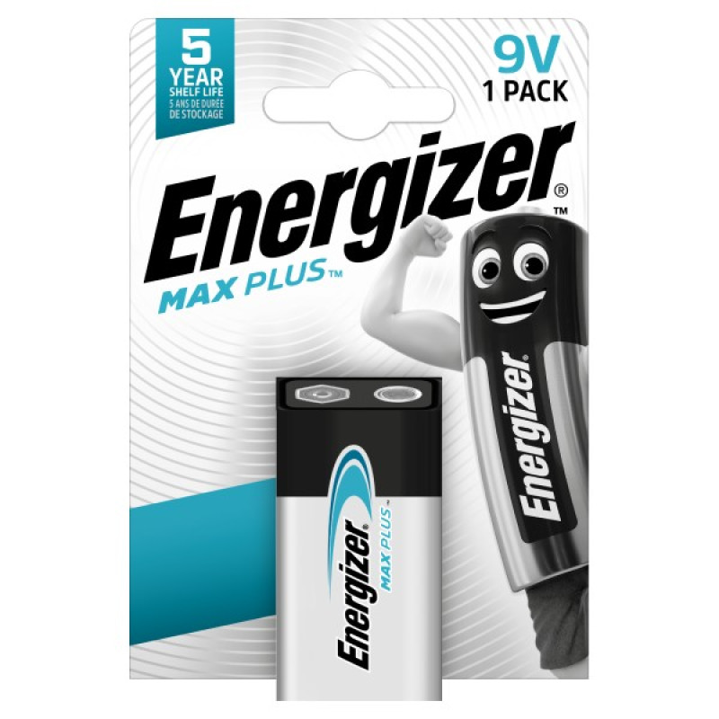 ENERGIZER MAX PLUS 9V B1 Alkaline baterija