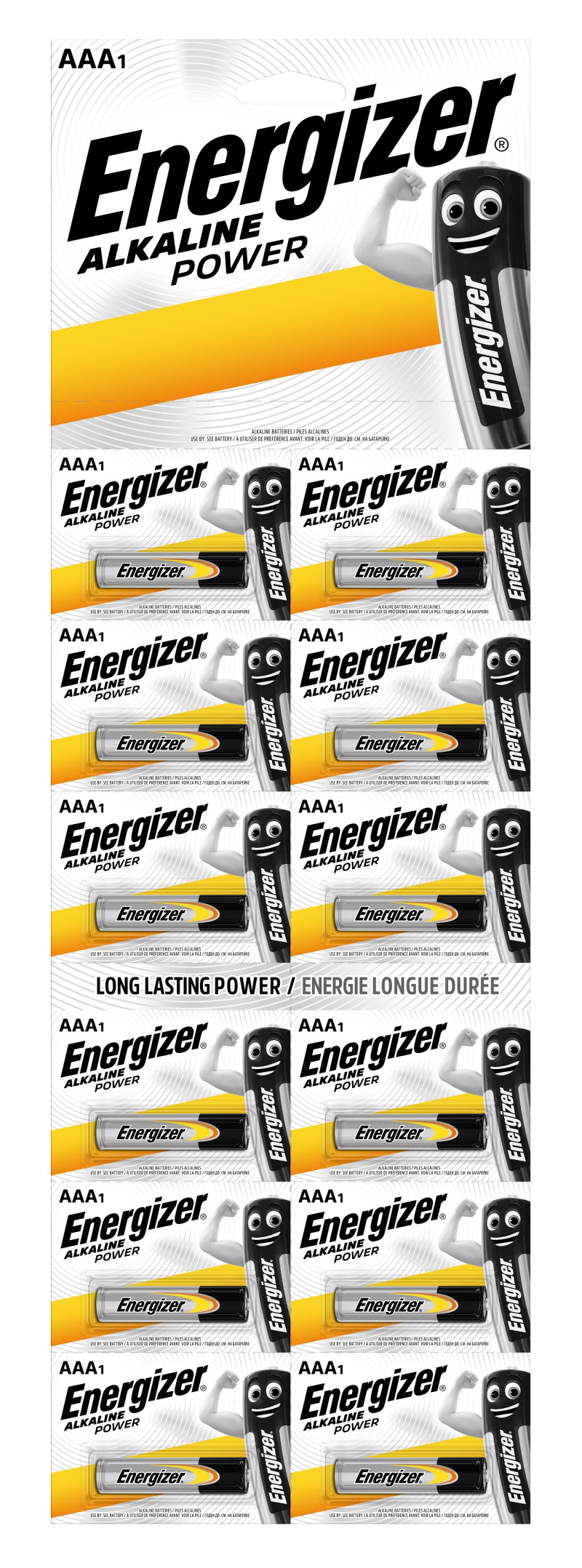 ENERGIZER Base AAA B1x12 1.5V Alkaline baterijas