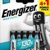 ENERGIZER MAX PLUS NEW AAA B4+1 1.5V Alkaline baterijas