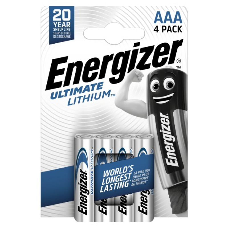 ENERGIZER Litija AAA B4 1.5V baterijas