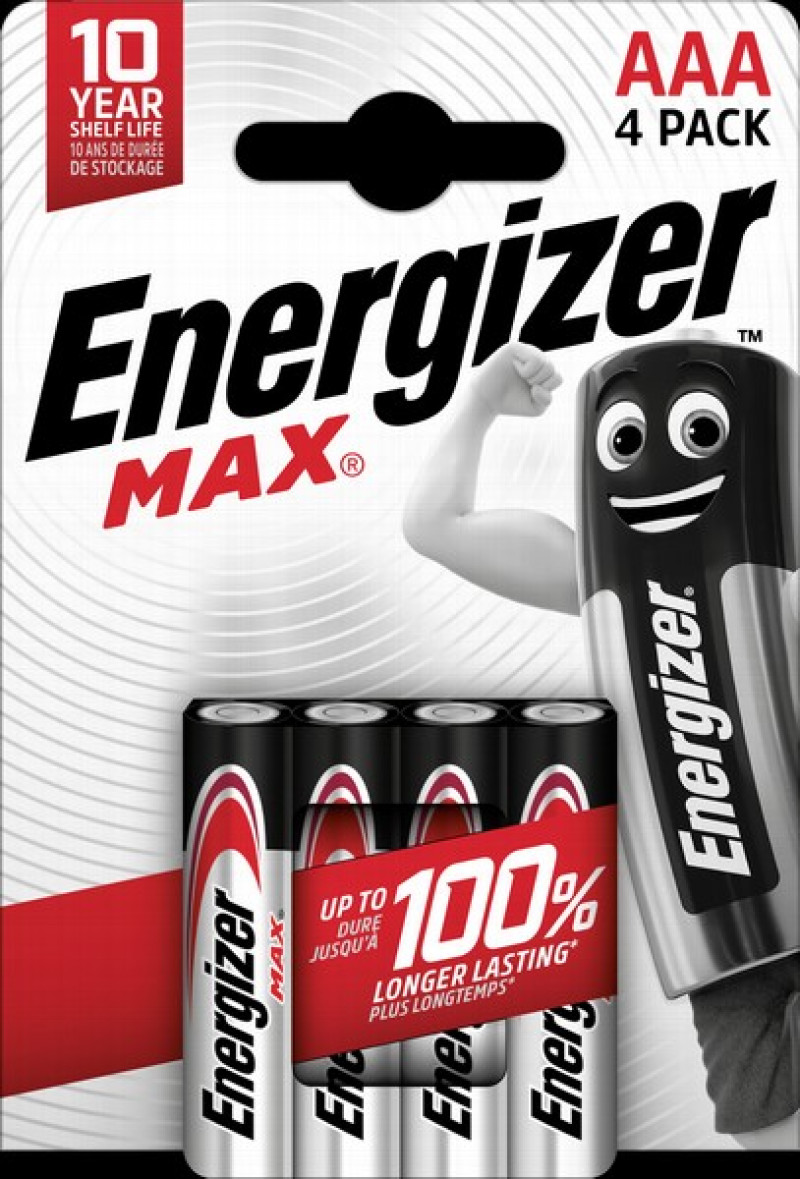 ENERGIZER MAX new AAA B4 1.5V Alkaline baterijas