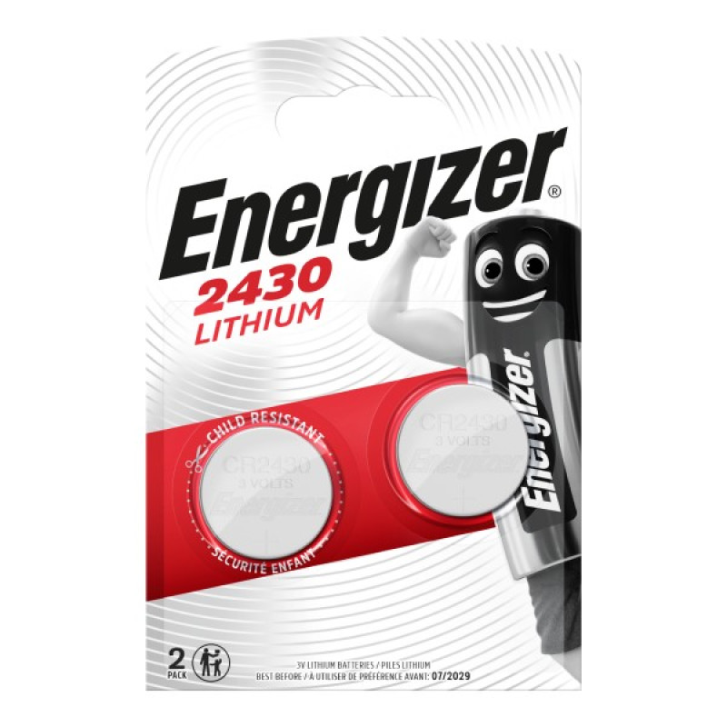 ENERGIZER LITHIUM CR2430 3V B2 BATERIJA