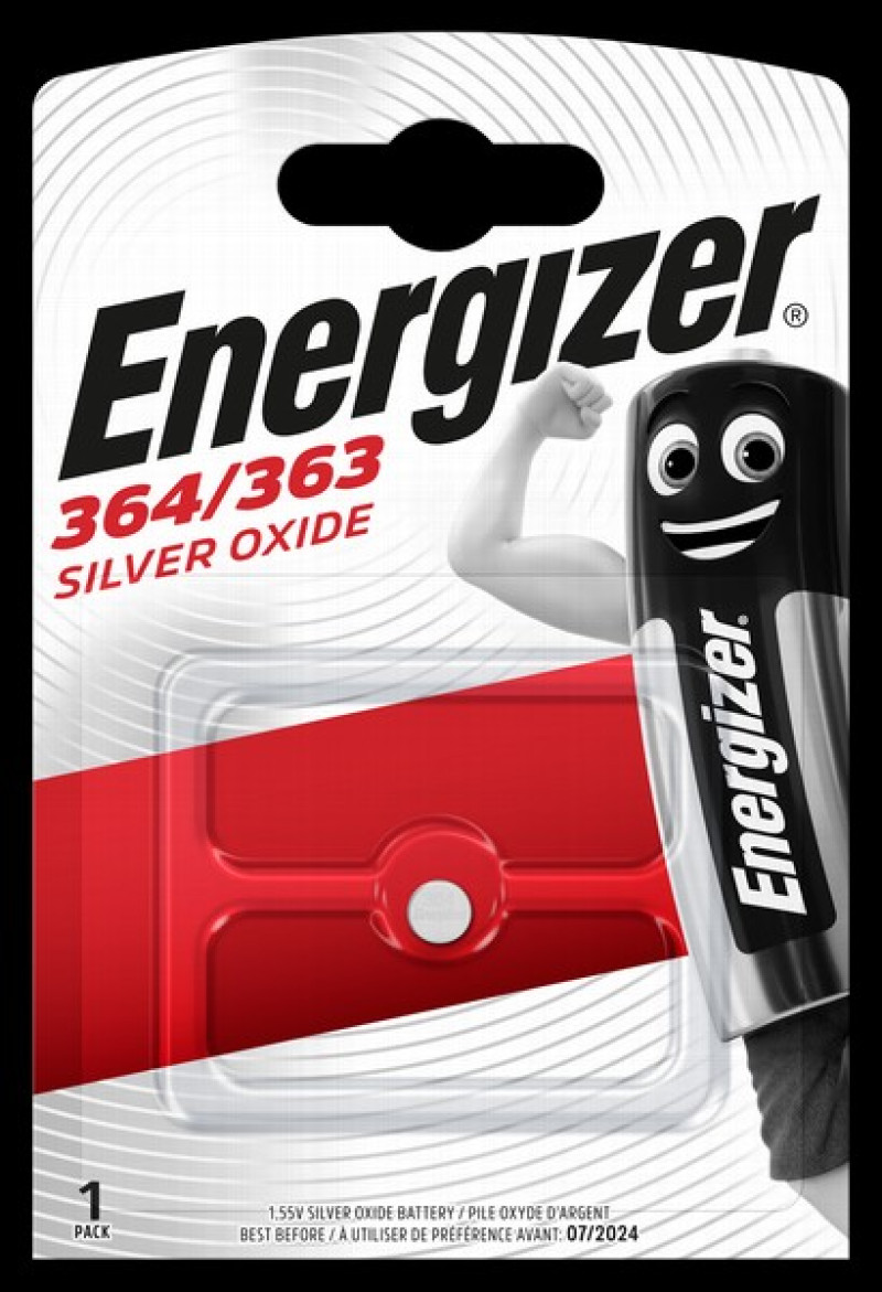 ENERGIZER 364/363 20.5mAh 1.55V pulkstenu baterija BL