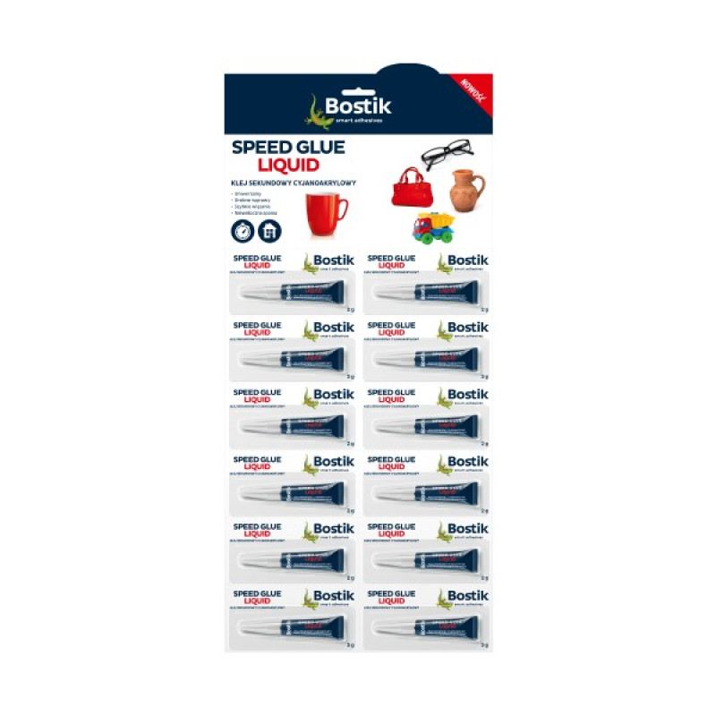 BOSTIK SPEED LIQUID 2ml līme, 1x12