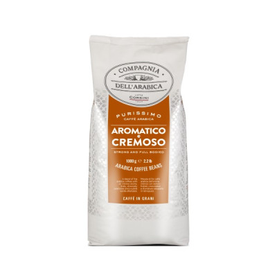 Caffe Corsini Compagnia dell'Arabica Aromatico e Cremoso kafijas pupiņas, 1kg