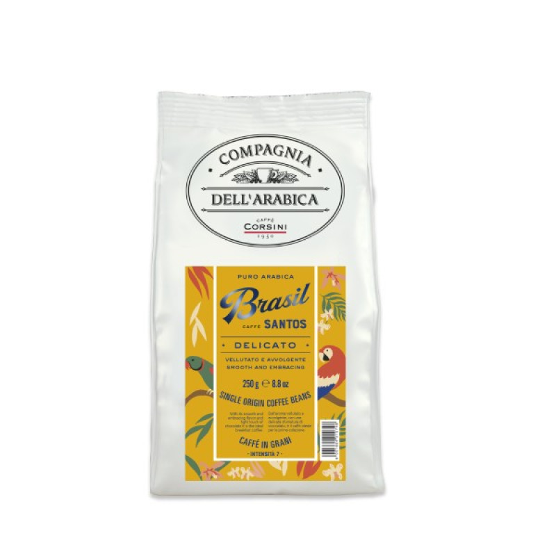 Caffe Corsini Compagnia dell'Arabica Brasil kafijas pupiņas, 250g