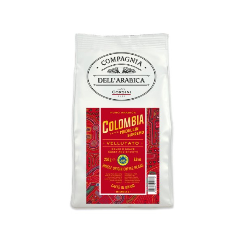 Caffe Corsini Compagnia dell'Arabica Colombia kafijas pupiņas, 250g