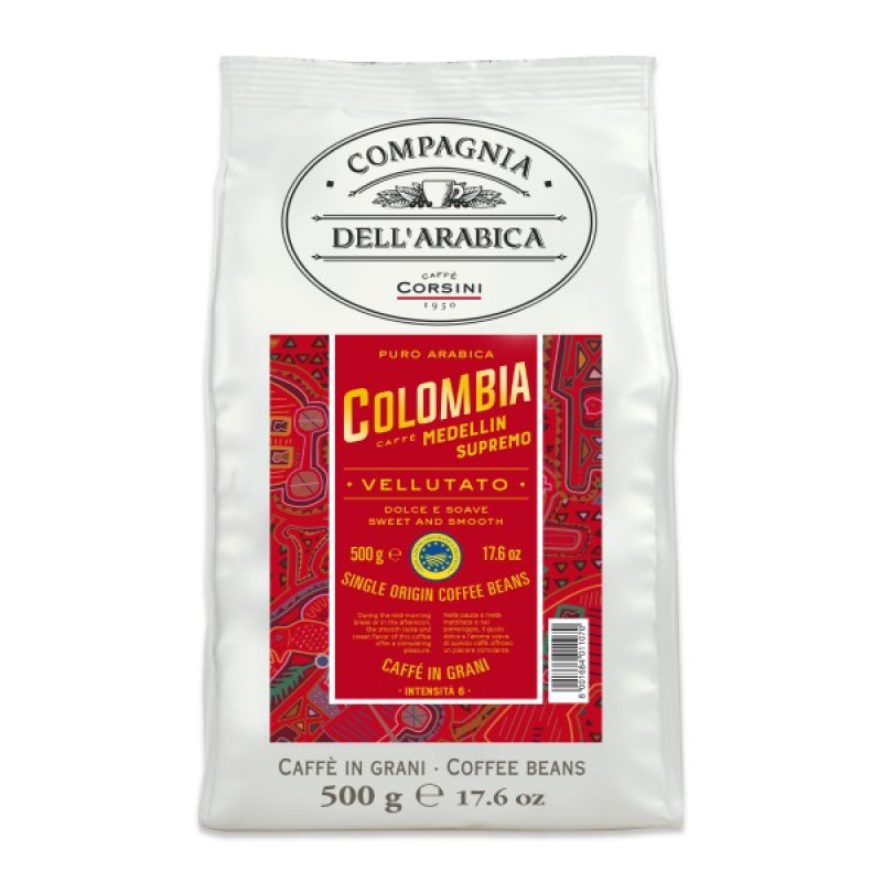 Caffe Corsini Compagnia dell'Arabica Colombia kafijas pupiņas, 500g